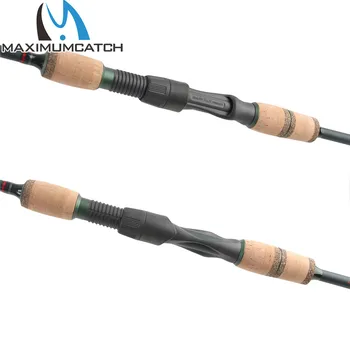 Maximumcatch 6'8'' 1/16-3/16oz Spinning Fishing Rod 8-14lb Portable Graphite Spinning Fishing Rod 2pcs Light Power