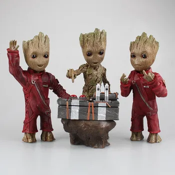 18 cm Anime Figure Groot Guardians of the Galaxy 2 PVC Action Figure With Box Collectible Model Toys