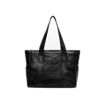 Fashion Women Tote Bag Artificial Leather Women Solid Bag Ladies Messenger Bag Big Casual Women Tote Shoulder Bags