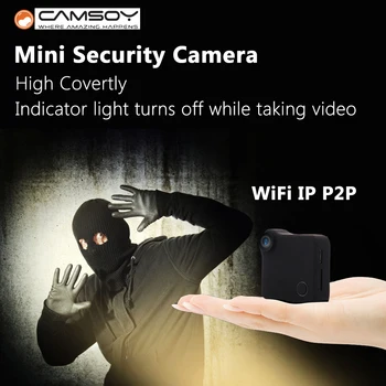 Wifi P2P IP Mini Camera Camsoy C1 720P HD Body Camera Wearable Motion Detection Camera Mini DV DVR Camera Voice Recorder
