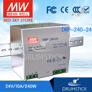 Original MEAN WELL DRP-240-24 24V 10A meanwell DRP-240 24V 240W Single Output Industrial DIN Rail Power Supply
