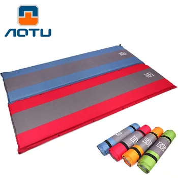 AUTO outdoor self-inflatable sleeping mat splicing camping tent mat moistureproof hiking travel mat 4 colors 420