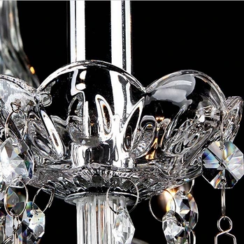 European Crystal Chandelier 8Arm Luxury Modern Chandelier Lighting fashion Luxury transparent K9 Crystal