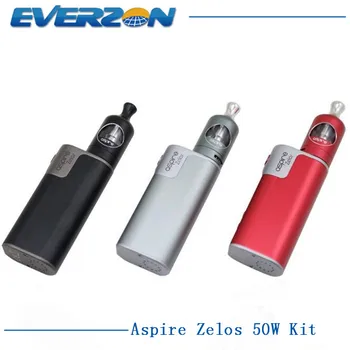 Original Aspire Zelos 50W Kit 2ml Nautilus 2 MTL Atomizer & 2500mAh built-in Battery 1.8ohm BVC coils Electronic Cigarette Kit