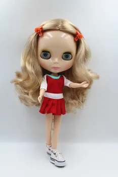Blygirl Doll Light gold hair Blyth Doll body Fashion can change makeup Fashion doll