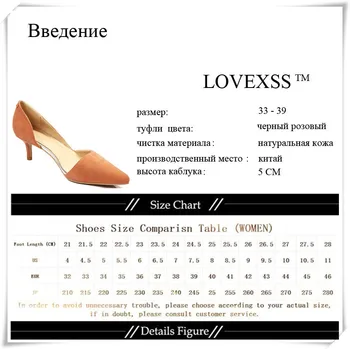LOVEXSS Woman Two-Piece Pumps Sheepskin Black Pink Gray Pink Genuine Leather Woman High Heel Shoes Party Wedding Pointed Toe