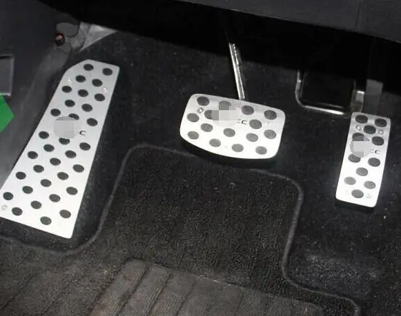 For Mitsubishi outlander 2013 aluminum alloy gas pedal break pedal accelerator rest pedal
