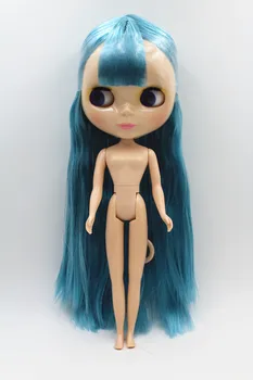 Blygirl doll 1/6 fashion doll, 30cm doll Blyth ordinary body joints 7, crystal blue Liu Hai straight hair