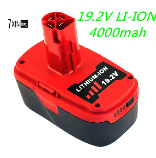 19.2V High Li-Ion Power Tool Battery For CRAFTSMAN C3 19.2V XCP 4.0Ah 11374 11375 11045 130285003 CRS1000 10126 11569 11585