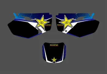 0206 Star New Style TEAM GRAPHICS&BACKGROUNDS DECALS STICKERS Kits for YZ250F YZ450F YZF250 YZF450 2003 2004 2005