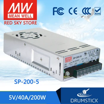 Original MEAN WELL SP-200-5 5V 40A meanwell SP-200 5V 200W Single Output with PFC Function Power Supply