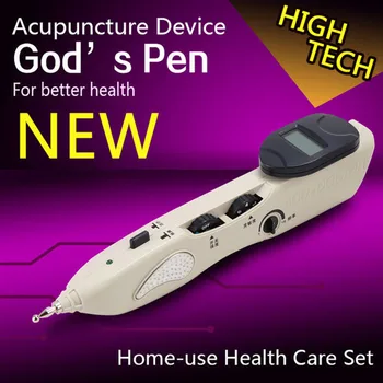 2017 Leawell Acupuncture Electric Massager Pen Inteligent Acupoint Massage Pens Magic Electronic Massage Pen Laser Acupressure