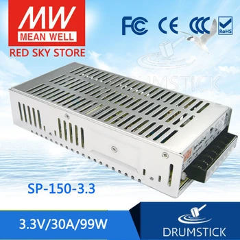 Original MEAN WELL SP-150-3.3 3.3V 30A meanwell SP-150 3.3V 99W Single Output with PFC Function Power Supply