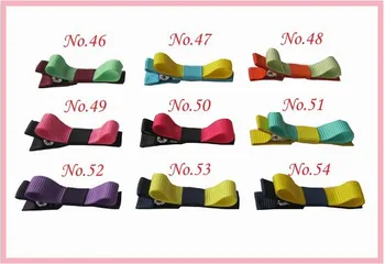 FREE Shipping  hand customize hair accessories 100pcs 2inch hairbows, girls hair bows