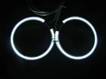 4x 120mm CCFL Angel Eyes Halo Ring for BMW E34/E32 White Blue Red Angel Eyes Head Lights 520i 525i 530i 535i 540i M5 730iL 735i