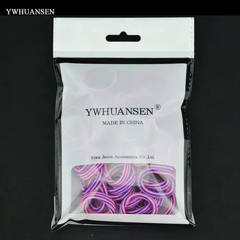YWHUANSEN 40pcs/lot Hair accessories for girls women Scrunchy Hiar ties for children gum for hair Mix color elastic hair bands