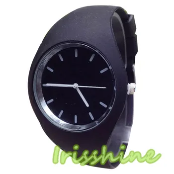Irissshine #7020 New Silicone Watches Fashion Sports Outdoor Unisex Candy-Color Watch Men women