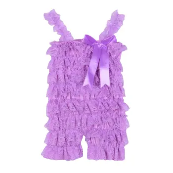 Born Baby Toddler Girl's Ruffle Lace Dresses Petti Sling Rompers Jumpsuit Photo Dress