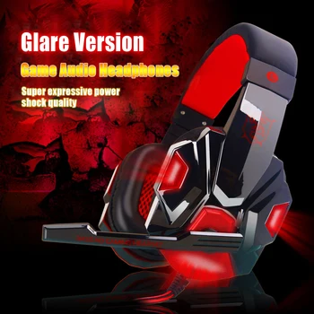 2016 New Arrive Wired Gaming Headphones 3.5mm Jack Stereo Bass Headsets Stereo Audio Headfone With Mic for PC Game Auriculares