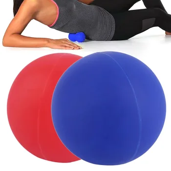 Hot !Gel Reaction Elastic Massage Lacrosse Ball Relieve tension Coordination points Exercise Sports Gym Ball Self massage tool