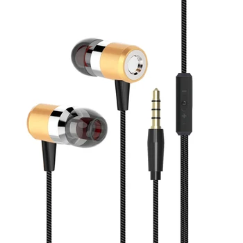 Original PTM M8 Bass Earphone Noise Isolating Hot Sell Earpods Headset with Microphone for Mobile Phone Airpods Earbuds
