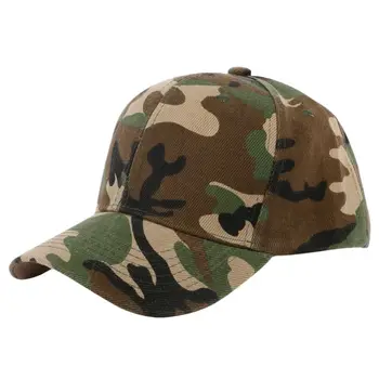 Men and Women Camouflage Half Mesh Army Hat Baseball Cap Desert Jungle Snap Camo Cap Hats