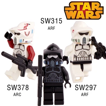 1pc STAR WARS Clone Snow Trooper War The Force Awakens Children Classic Models Assemble Building Blocks Kid Toy Gift Hobbies