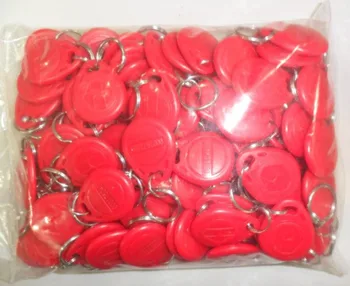 50pcs/Lot 8 Color TK4100 125KHz RFID Tag Proximity Key Fobs Tags RFID Card for Access Control Time Attendance