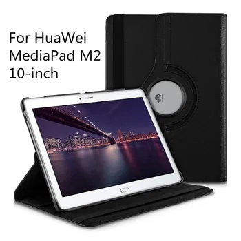 For HuaWei MediaPad M2 10,360 Degree Rotation Horizontal Flip Leather Case with Holder for Huawei MediaPad M2 10.0 inch / A10W