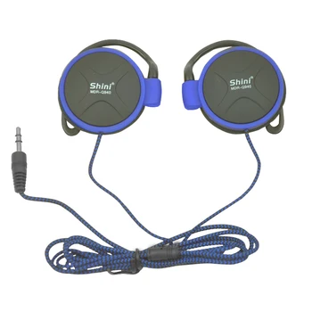 Shini Q940 Earphone With Microphone Ear Hook Stereo Sound Headphone Headset 3.5mm Sandard Jack For Smartphone Computer