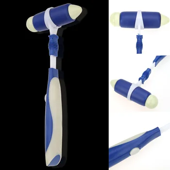 Handheld Full Body Acupuncture Point Massage Hammer Adjustable Double-headed Meridian Hammer Stick Promote Blood Circulation