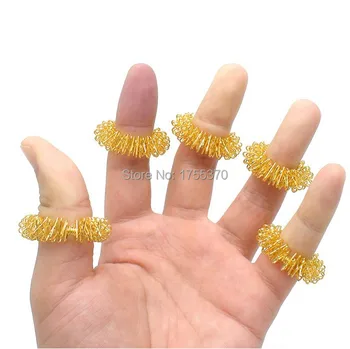 5 PCS Finger Massage Ring Acupuncture Rings Health Care Body Massager