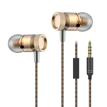 5pcs/lot Original Luxury Stereo Earphones Headset 3.5mm In Ear Earphone Earbuds For iPhone Samsung With Microphone
