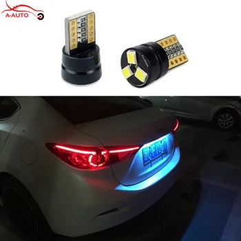 2 x T10 SMD 2835 Car LED License Plate Auto Canbus Light W5W 168 194 192 For Toyota Corolla Avensis Yaris Rav4 Auris Hilux Prius