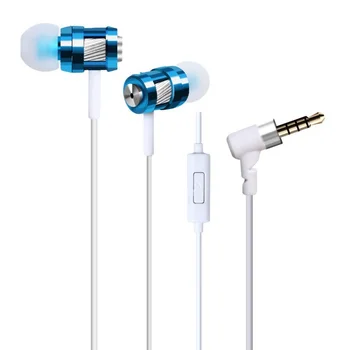 New GDLYL 3.5mm In-Ear Metal Earphone Earbuds Headset Earphones and Earphone With Mic For iPhone Samsung Xiaomi PC MP3