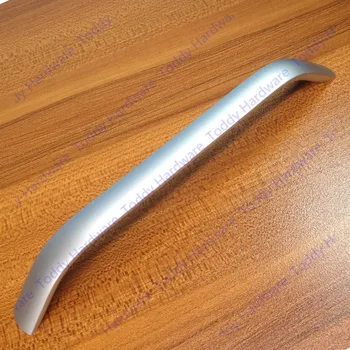 5pcs Hole Pitch 96/128/160/192mm Space aluminum handle Kitchen Furniture pulls wardrobe handle drawer handle
