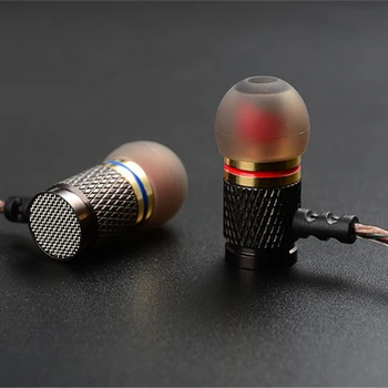 KZ-ED2 Special Edition Gold Plated Housing Earphone with Microphone 3.5mm HD HiFi In Ear Monitor Bass Stereo Earbuds for Phone