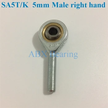 5mm SA5T/K POSA5 rod end joint bearing metric male right hand thread M5x0.8mm rod end bearing