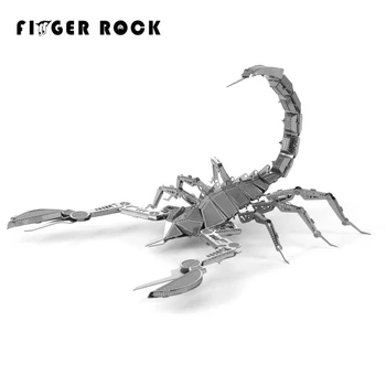 Finger Rock 3D Classical DIY Metallic Insects Model Building Kits Educational Puzzles Toys for Adults Present Gift