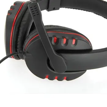 Hot Selling Headset Earphone with Mic Microphone for PS3 Headphone Black