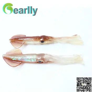 30 pcs/set 2 color promotion10cm soft squid jigs pesca fishing product china