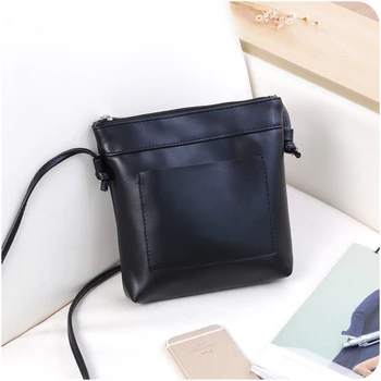 Hanup Famous Brand Design Fold Over Bag Mini Women Messenger bags Leather Crossbody Sling Shoulder bags Handbags Purses Zipper