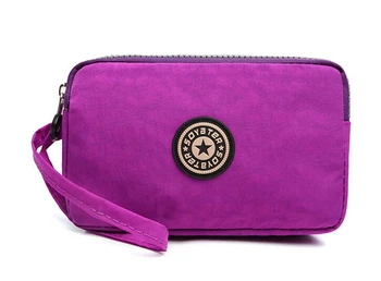 Fashion women Nylon Long section Clutch wallet women's purse Three layers wallet Brand bags Feminina Bolsas Estojo Bag
