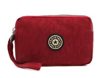 Fashion women Nylon Long section Clutch wallet women's purse Three layers wallet Brand bags Feminina Bolsas Estojo Bag