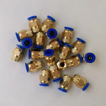 20pcs/lot 8mm Tube 1/4'' Thread Pneumatic Fitting Quick Joint Connector PC8-2