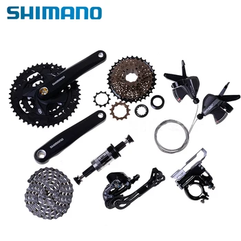 SHIMANO M370 MTB Groupset Group Set 3x9 27-speed 22-32-44T 170mm Bike Bicycle Groupset 7 pcs