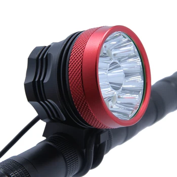 Walkfire Waterproof Bike Light Headlamp 20000 lumens 12 x XML T6 LED Bicycle Cycling Head Light + 18650 Battery Pack +Charger