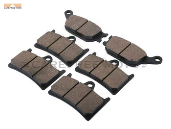 6 Pcs Motorcycle Front & Rear Disc Brake Pads case for YAMAHA YZF 600 R6 2003- FAZER 8 FZ8 ABS 2010-