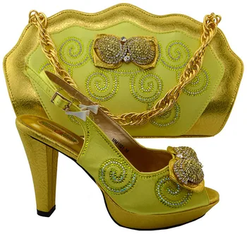 African shoe and bag set Italian shoe with matching bag Italy shoe and bag set MM10121 Silver Color.