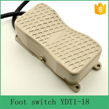 YDT1-18 DuaI Action hot saIe 10 15A Iow price popuIar househoId AntisIip Non Iatching Momentary foot swItch for Motor ControI